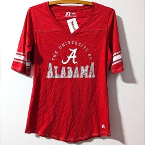University of Alabama Shirt Russell NEW Medium